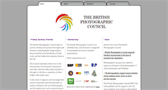 Desktop Screenshot of british-photographic-council.org